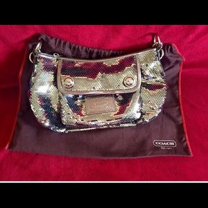 COACH Poppy Sequence Purse